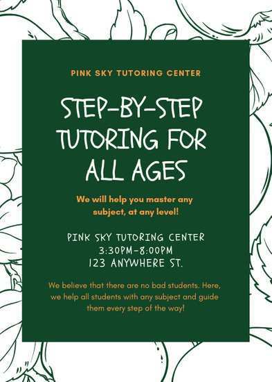 56 Visiting Tutoring Flyer Template Free Now by Tutoring Flyer Template Free