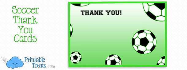 57 Adding Soccer Thank You Card Template in Word with Soccer Thank You Card Template