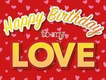 57 Best Birthday Card Love Template in Photoshop with Birthday Card Love Template