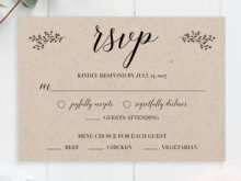 57 Best Wedding Card Rsvp Template for Ms Word with Wedding Card Rsvp Template