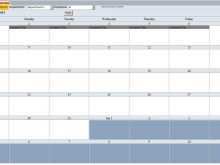 57 Blank Access Production Schedule Template Templates for Access Production Schedule Template