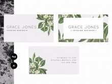 57 Blank Floral Business Card Template Word Download with Floral Business Card Template Word