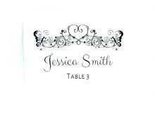 57 Blank Name Card Template Dinner With Stunning Design by Name Card Template Dinner