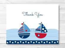 57 Create Nautical Thank You Card Template Layouts by Nautical Thank You Card Template