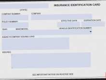 57 Create Printable Insurance Card Template Photo for Printable Insurance Card Template