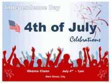 57 Creating Free 4Th Of July Flyer Templates Photo with Free 4Th Of July Flyer Templates