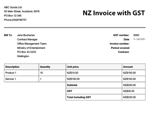 57 Creating Tax Invoice Format Nz With Stunning Design for Tax Invoice Format Nz