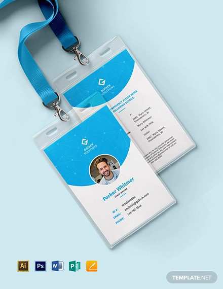 57 Creative Id Card Template Pages For Free with Id Card Template Pages