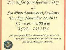 Invitation Card Format For Grandparents Day