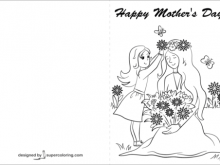 57 Creative Mother S Day Card Colouring Template Maker for Mother S Day Card Colouring Template