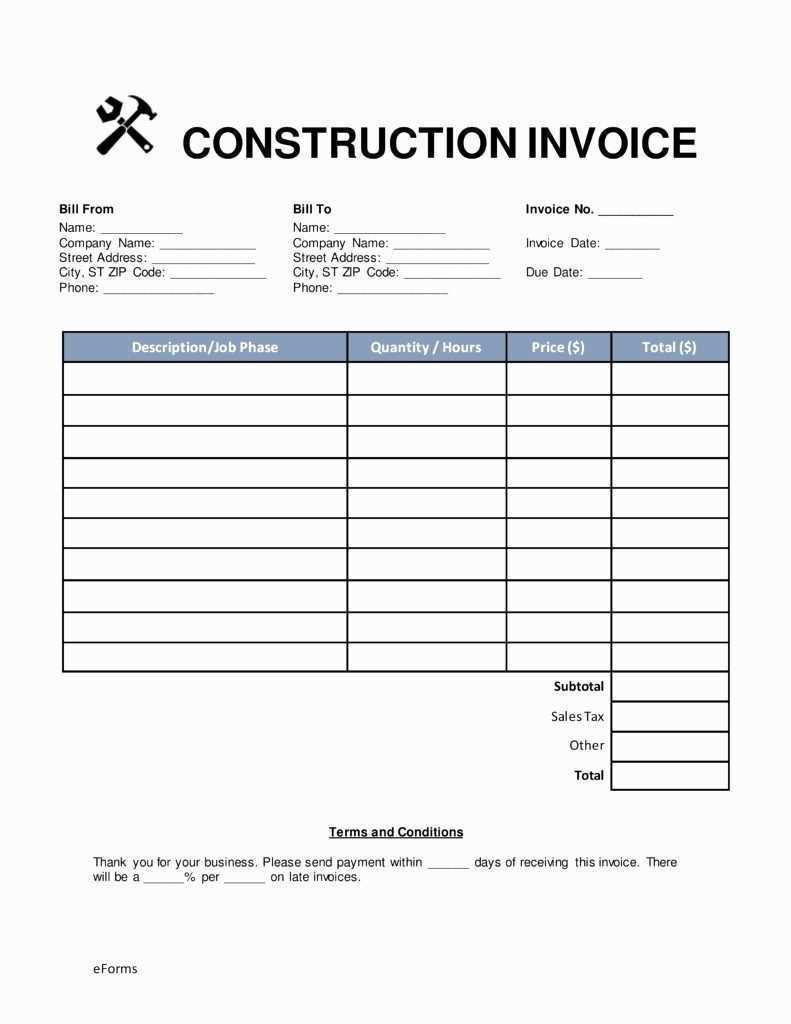 57 Customize Our Free Construction Invoice Template Nz Psd File For Construction Invoice Template Nz Cards Design Templates