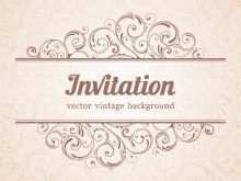 57 Customize Our Free Invitation Card Template Free Vector Formating by Invitation Card Template Free Vector