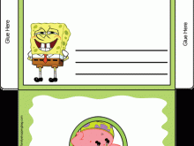 Spongebob Birthday Card Template