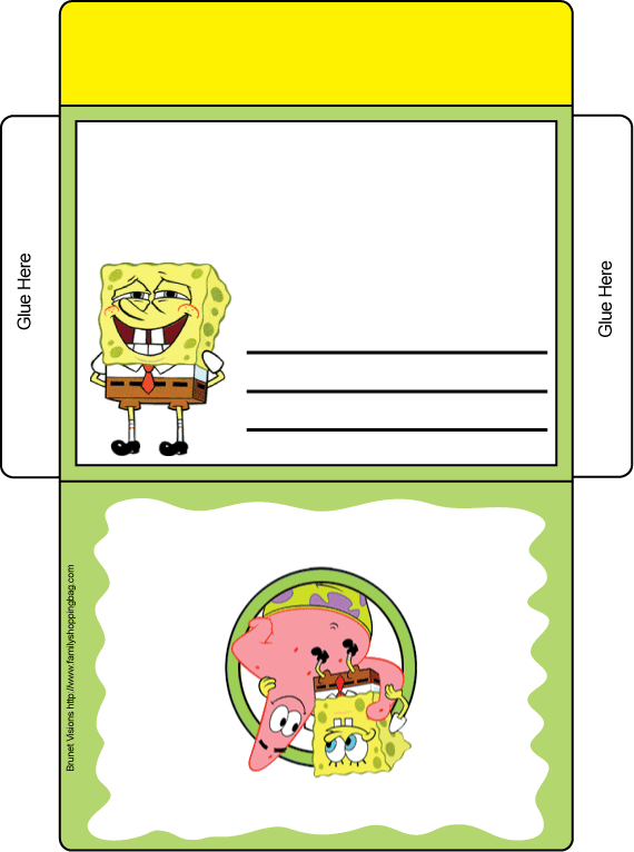 57 Customize Our Free Spongebob Birthday Card Template Now by Spongebob Birthday Card Template