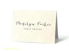 57 Customize Place Card Template Uk in Word for Place Card Template Uk