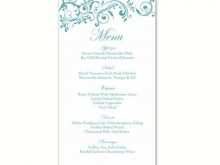 57 Format Menu Card Template In Word For Free with Menu Card Template In Word