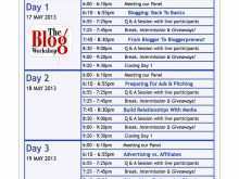 57 Free 3 Day Conference Agenda Template in Word for 3 Day Conference Agenda Template