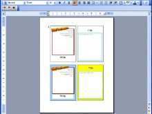 57 Free Card Layout On Word Templates by Card Layout On Word