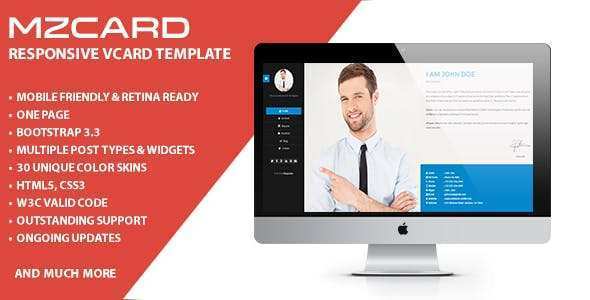 57 Free Milzincard Responsive Vcard Template Free Download in Word with Milzincard Responsive Vcard Template Free Download