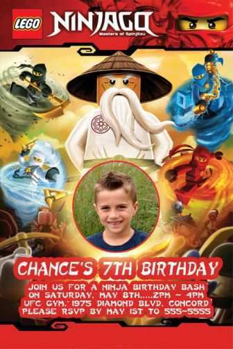 57 Free Ninja Birthday Card Template Now with Ninja Birthday Card Template