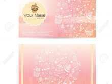 57 Free Printable Bakery Name Card Template Formating by Bakery Name Card Template