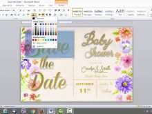 57 Free Printable Save The Date Card Template For Word Formating with Save The Date Card Template For Word