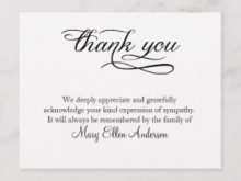 57 Free Thank You Card Template Death With Stunning Design for Thank You Card Template Death