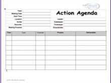 57 How To Create Meeting Agenda Template With Action Items for Ms Word by Meeting Agenda Template With Action Items