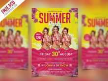 57 How To Create Summer Party Flyer Template Free for Ms Word by Summer Party Flyer Template Free