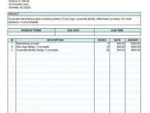 57 Online Hourly Service Invoice Template Word by Hourly Service Invoice Template Word