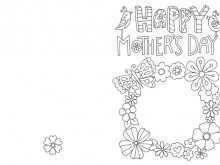 57 Printable Mother S Day Card Template For Colouring With Stunning Design for Mother S Day Card Template For Colouring