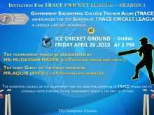 57 Report Invitation Card Format For Cricket Tournament Formating with Invitation Card Format For Cricket Tournament