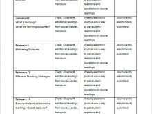 57 Report Syllabus Class Schedule Template For Free for Syllabus Class Schedule Template