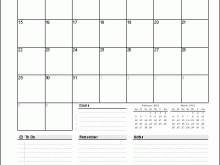 57 Standard Daily Calendar Template With Notes Section With Stunning Design by Daily Calendar Template With Notes Section