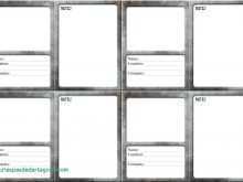 57 Standard Free Printable Game Card Template For Free for Free Printable Game Card Template