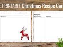 57 Standard Recipe Card Template For Christmas Now by Recipe Card Template For Christmas
