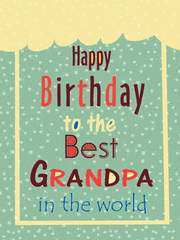 57 The Best Birthday Card Template For Grandpa Photo with Birthday Card Template For Grandpa