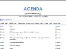 57 The Best Meeting Agenda Template Microsoft Word Maker with Meeting Agenda Template Microsoft Word