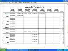 57 The Best Production Shift Schedule Template by Production Shift Schedule Template