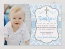 57 The Best Thank You Card Template For Baptism Photo by Thank You Card Template For Baptism