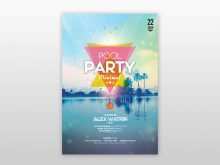 57 Visiting Pool Party Flyer Template Free With Stunning Design for Pool Party Flyer Template Free