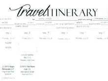 58 Best Daily Travel Itinerary Template Excel Templates for Daily Travel Itinerary Template Excel
