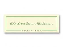 58 Best Name Card Template For Graduation Announcements For Free by Name Card Template For Graduation Announcements