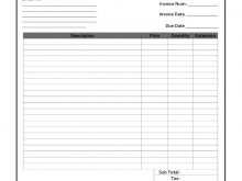 58 Blank Blank Invoice Template Excel Formating with Blank Invoice Template Excel