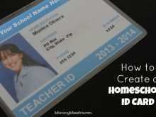 58 Blank Homeschool Id Card Template Maker by Homeschool Id Card Template