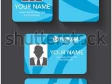 58 Blank Id Card Template Blue in Word by Id Card Template Blue