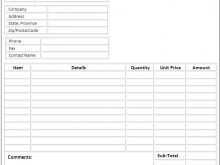 58 Create Blank Template Of Invoice Templates with Blank Template Of Invoice