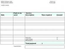 58 Creating Appliance Repair Invoice Template for Ms Word by Appliance Repair Invoice Template