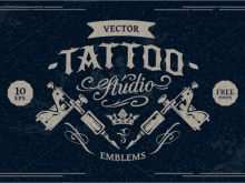58 Creating Tattoo Flyer Template Free Formating with Tattoo Flyer Template Free