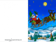 58 Creative Christmas Sleigh Card Template Maker with Christmas Sleigh Card Template